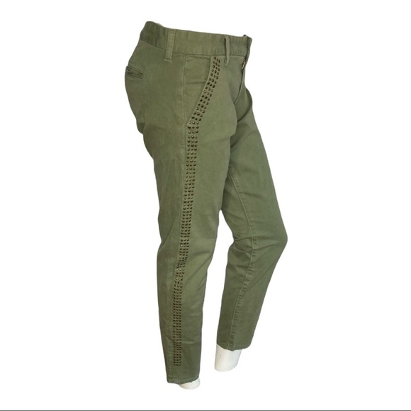 Lucky Brand Sienna Chino Metal Side Detail Sz 6/28 - Picture 1 of 9